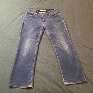 Levi 525 Straight 14 Perfect Waist Mid Rise Blue Jeans
